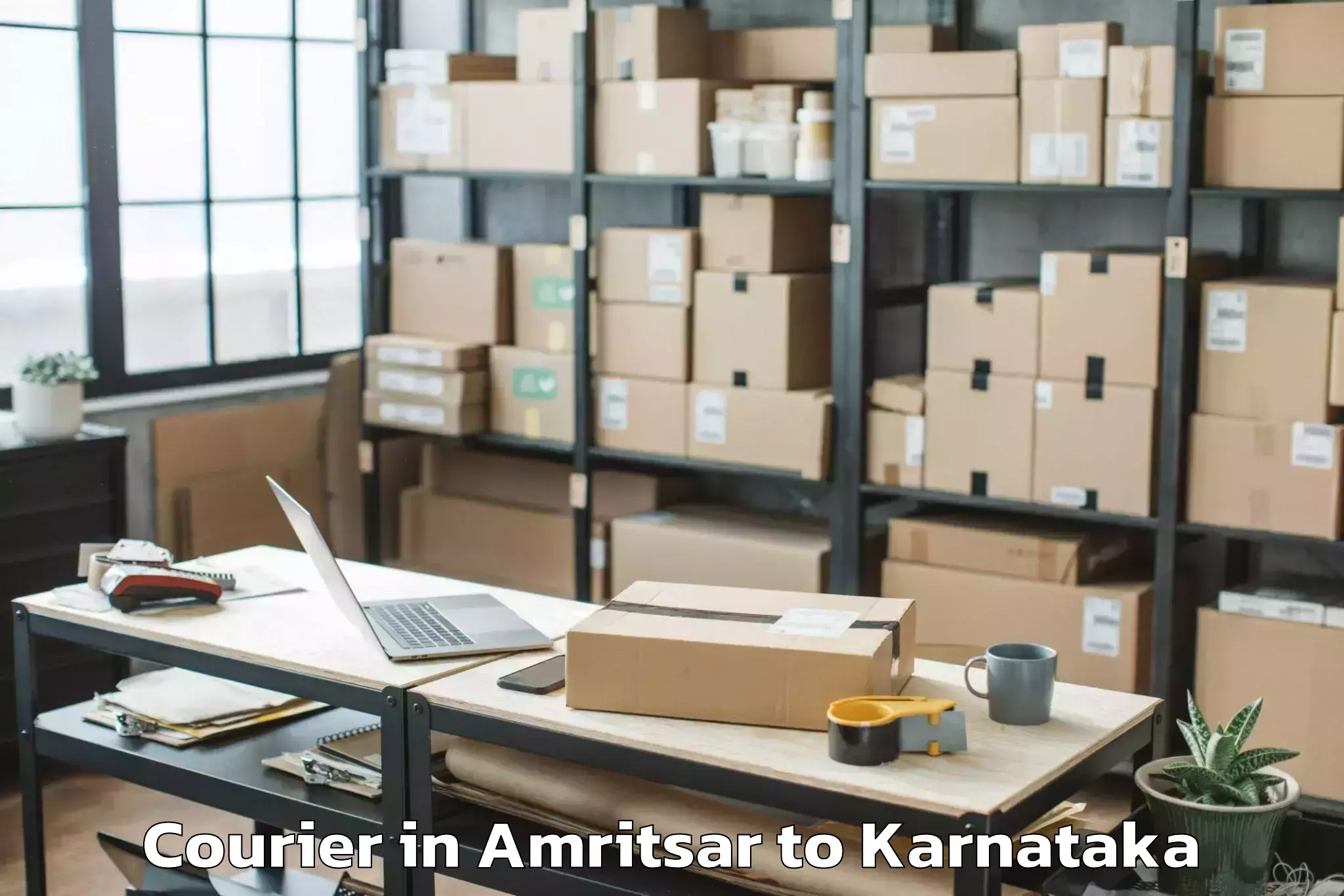 Expert Amritsar to Karnataka Janapada Vishwavidya Courier